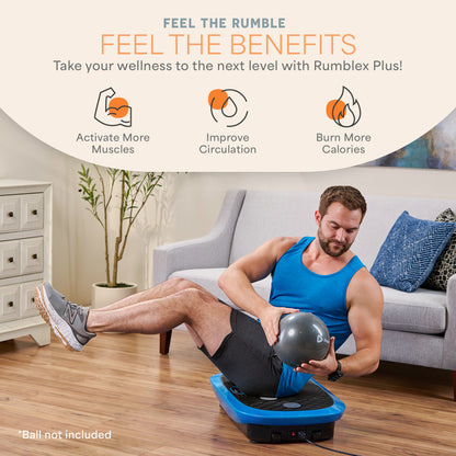 Rumblex Plus 4D Vibration Plate for Full Body Fitness
