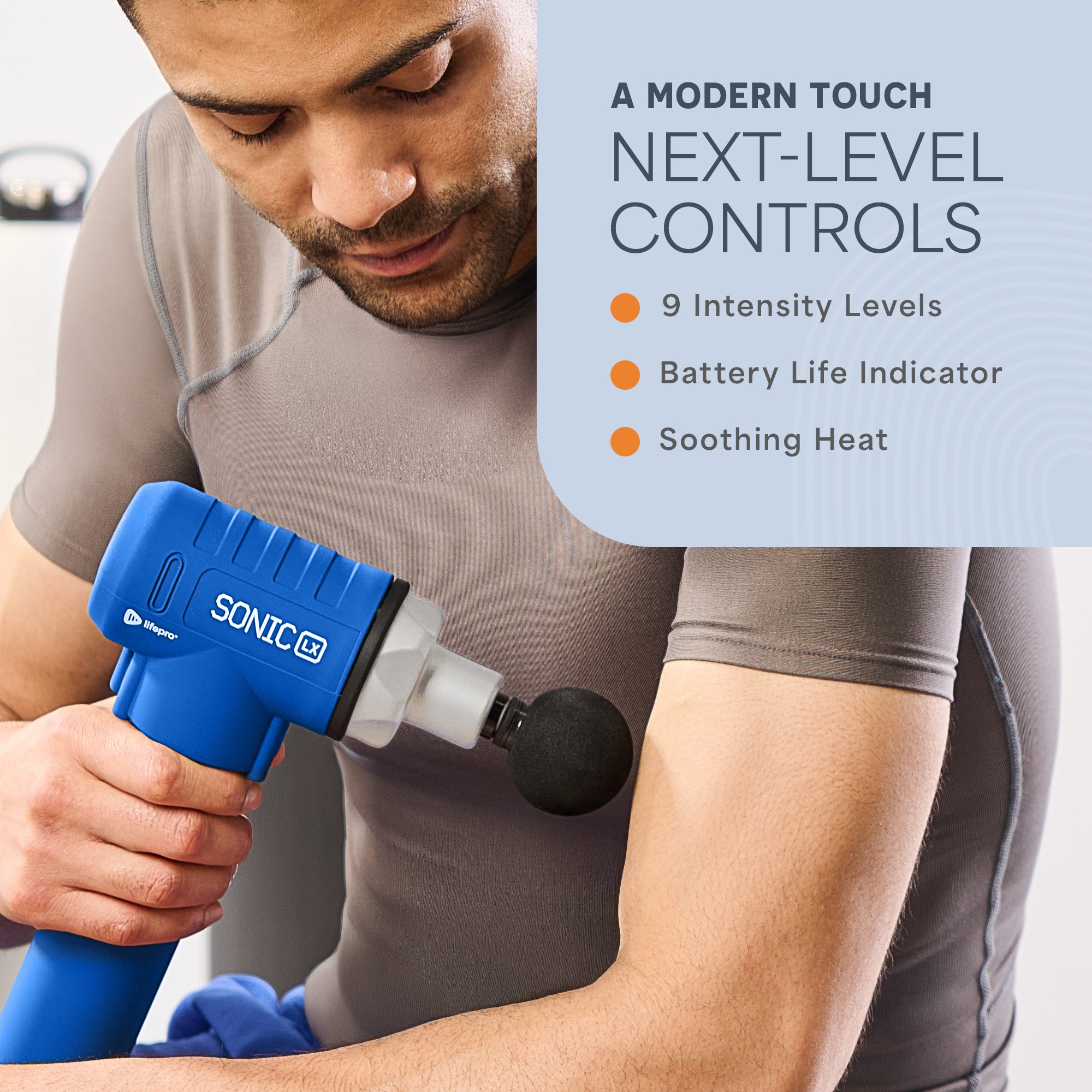 Sonic LX Pro Percussion Massage Gun | Deep Tissue | Lifepro