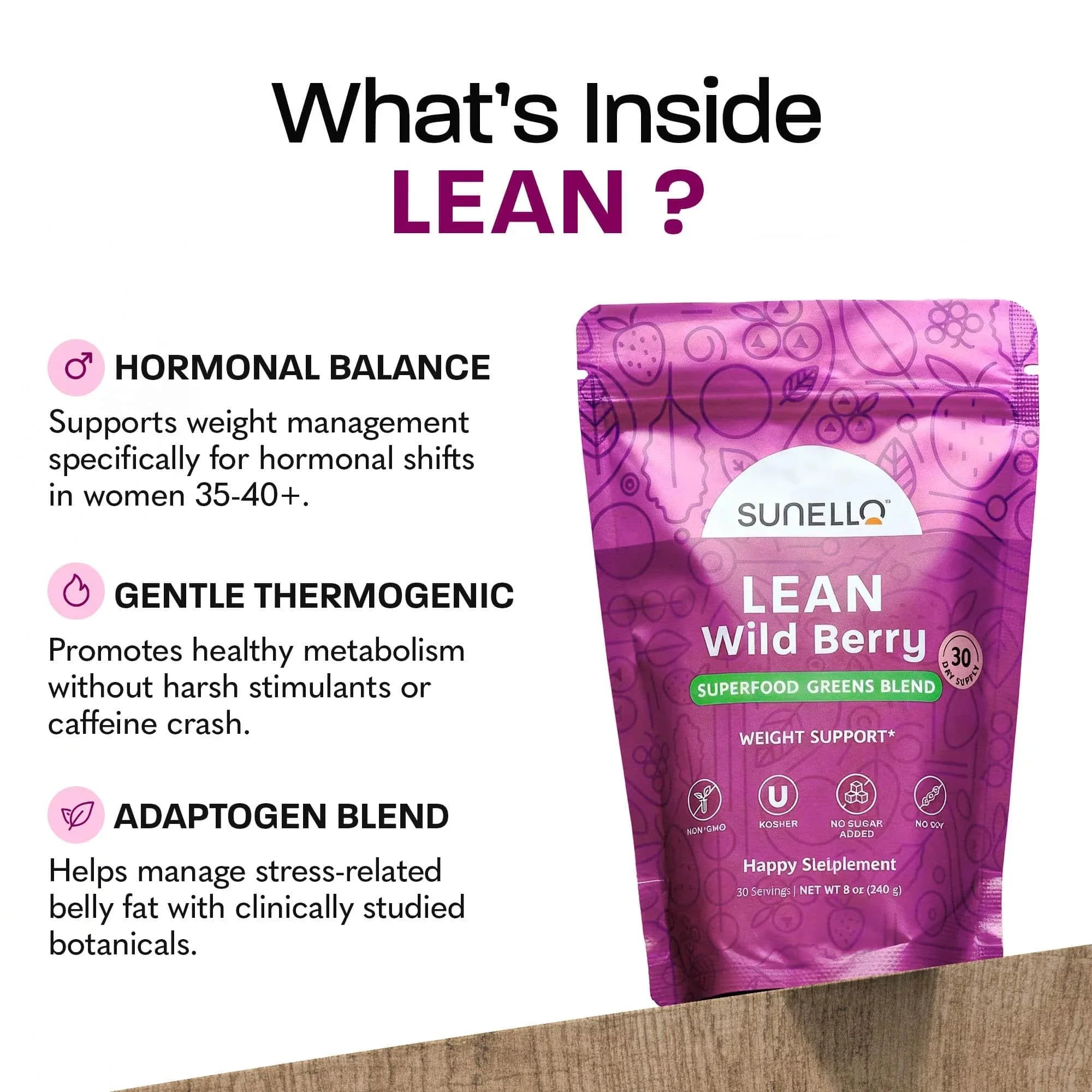 Sunello Lean Daily Superfood Powder for Energy – Lifepro