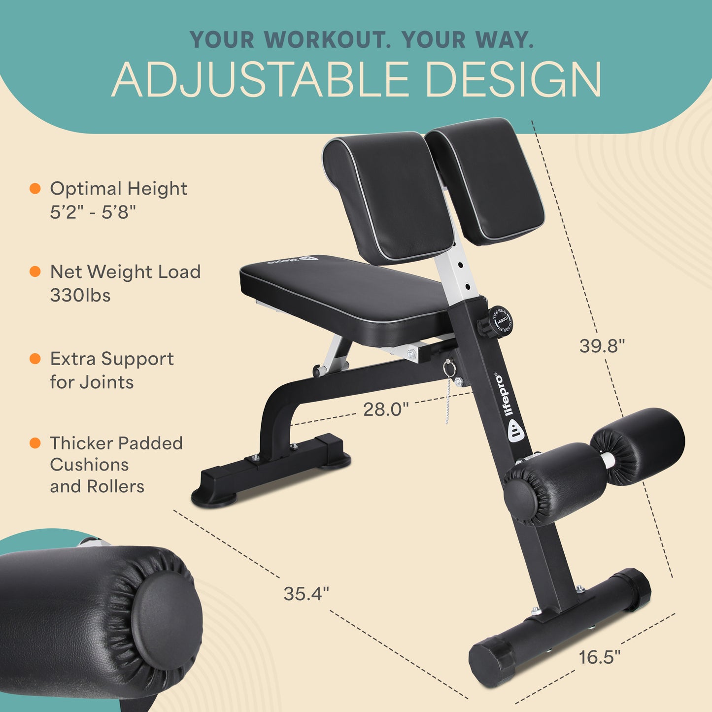 SculptTrainer™ Multipurpose Roman Chair