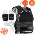 Weighted FlexVest with Ankle Weights (Women 5–15 lb / Men 5–20 lb)