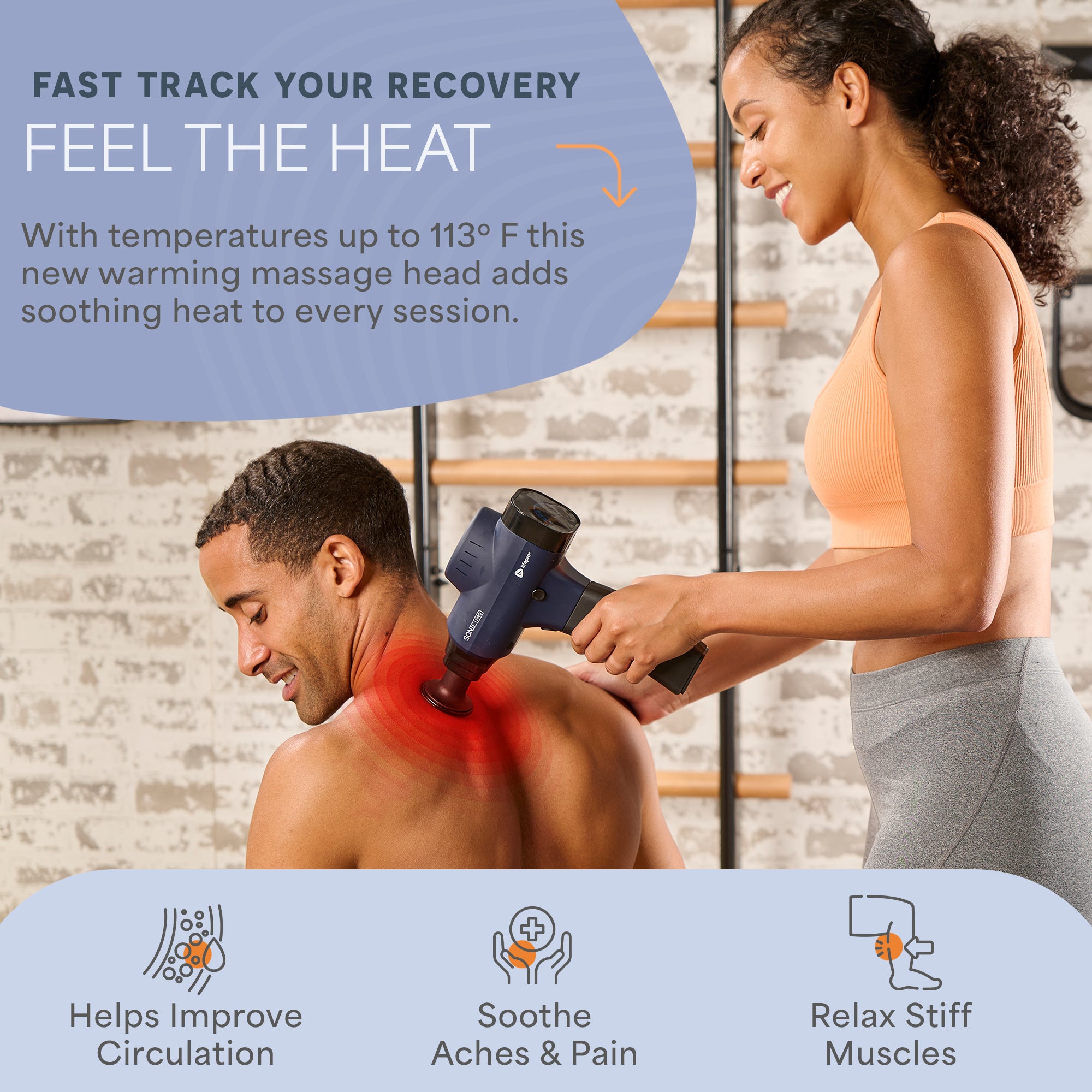Sonic Pro Percussion Massage Gun – Lifepro