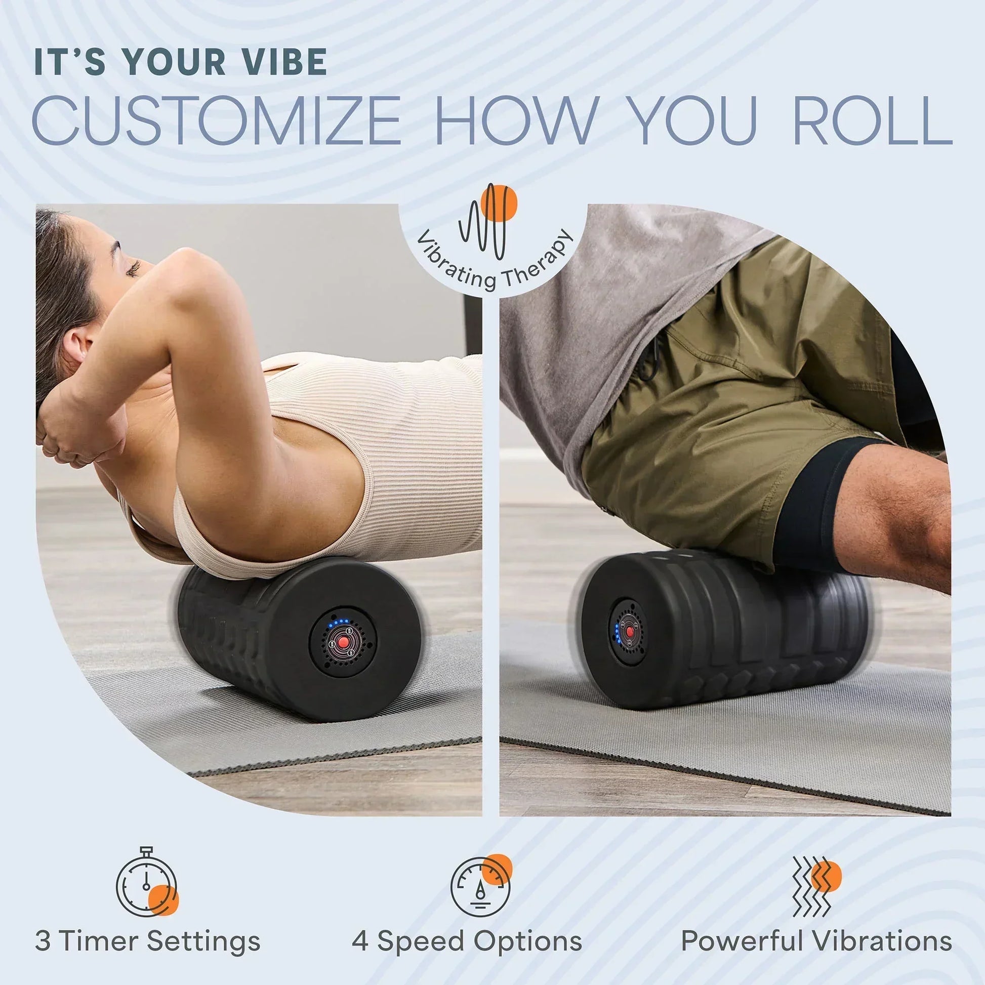 Surger 4-Speed Vibrating Foam Roller Surger 4-Speed Vibrating Foam Roller