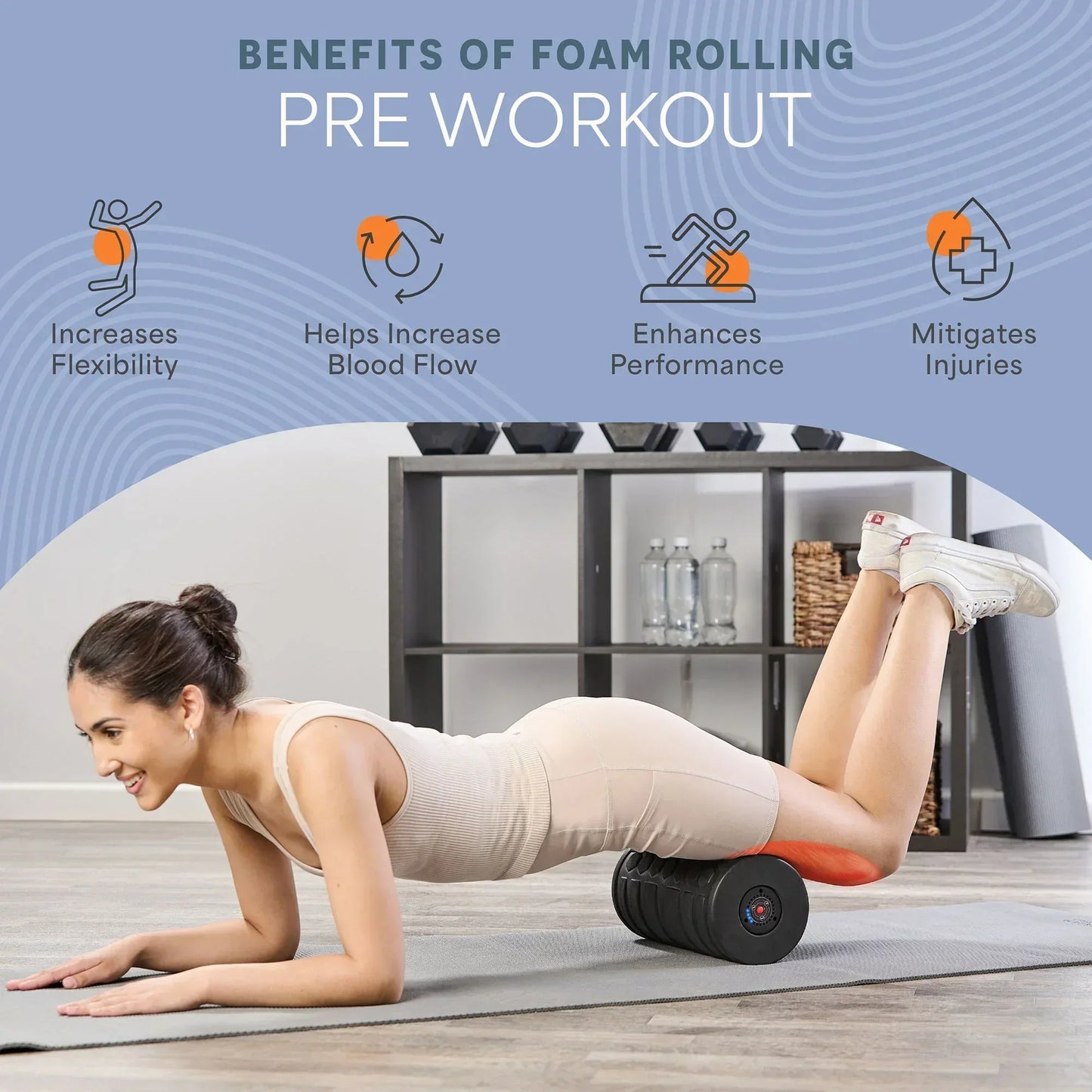 Surger 4-Speed Vibrating Foam Roller
