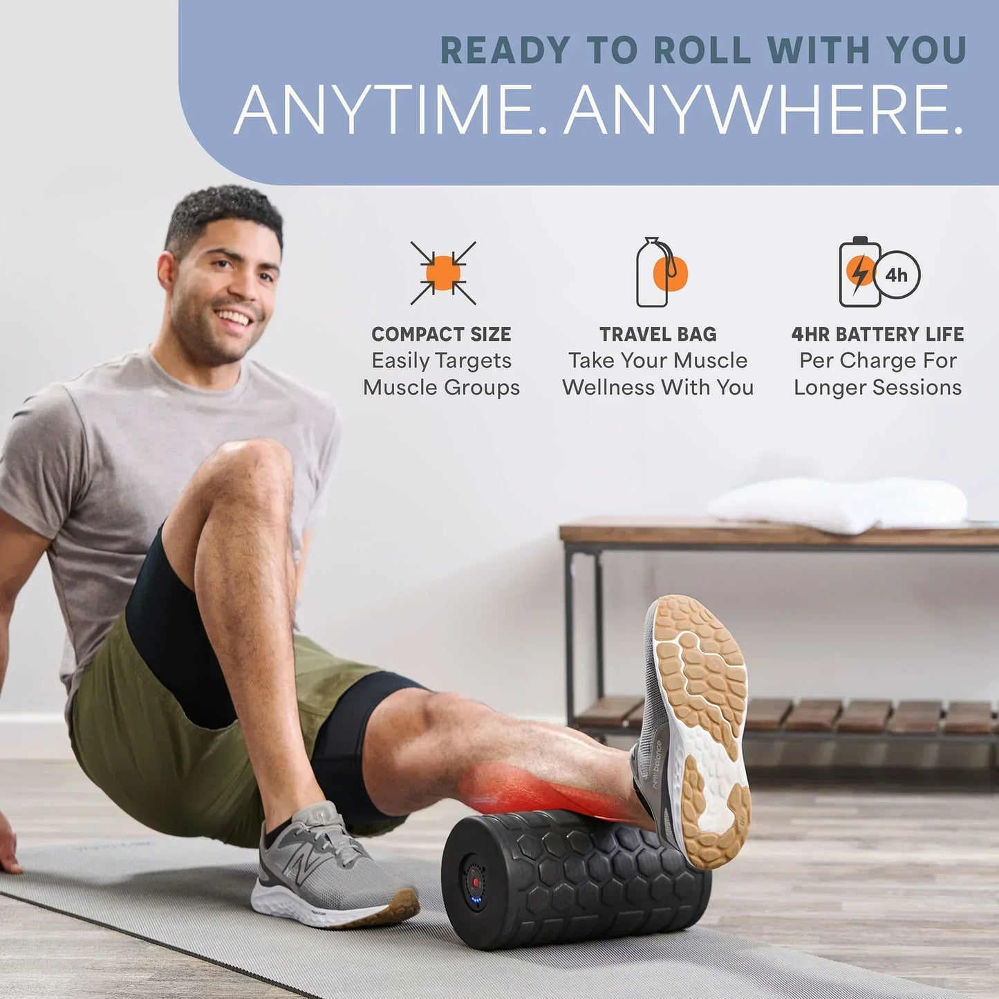 Surger 4-Speed Vibrating Foam Roller