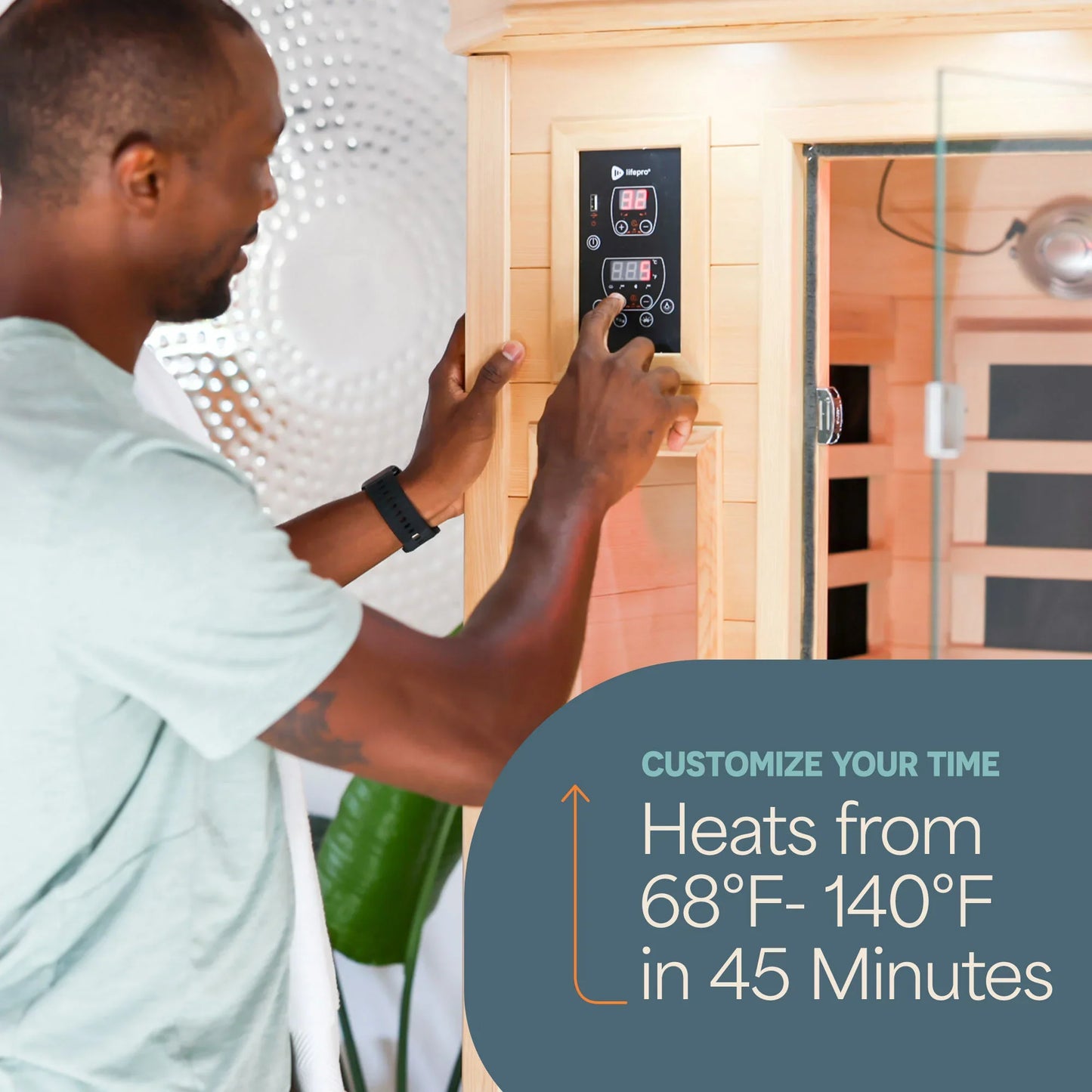 RejuvaCure™ One-Person Infrared Sauna