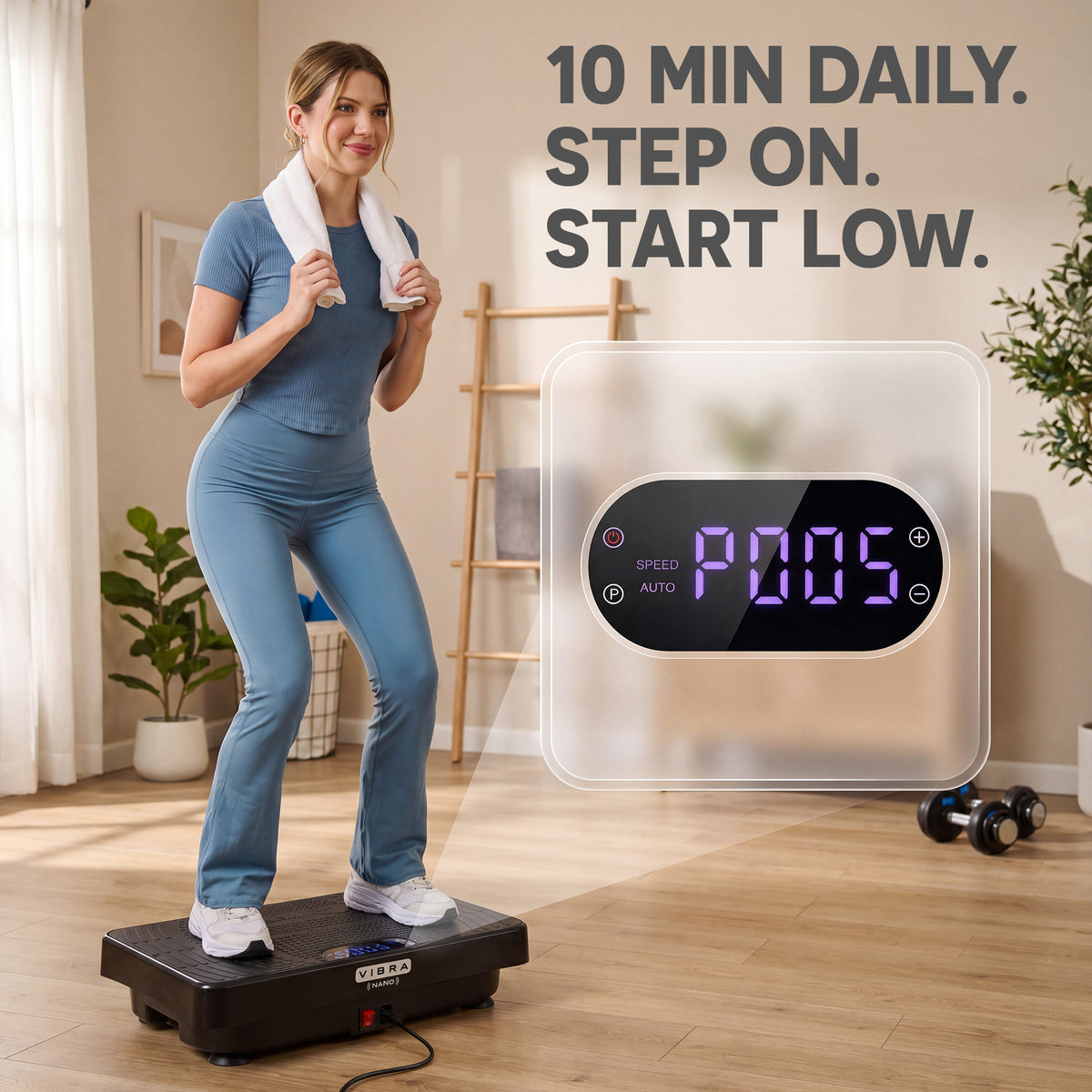 VibraNano Compact Vibration Plate