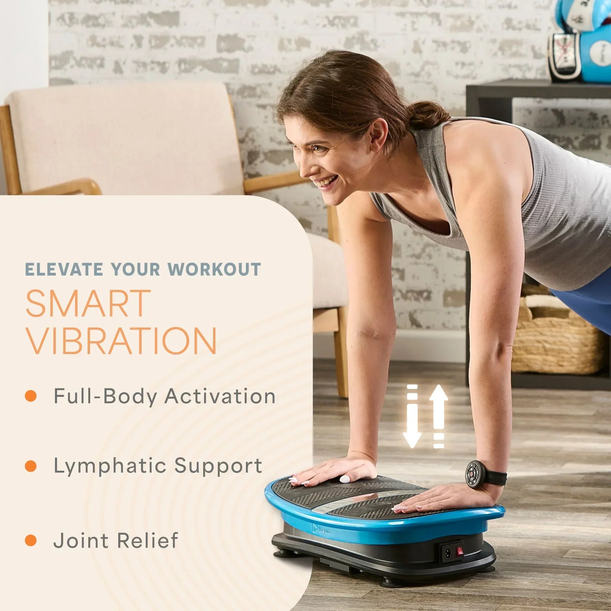 Vibra Voice-Controlled Vibration Plate | Hands-Free | Lifepro Vibra Voice-Controlled Vibration Plate | Hands-Free | Lifepro