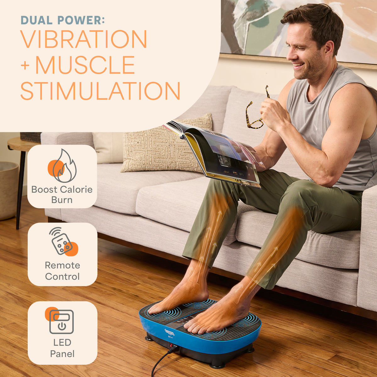VibraPulse Vibration Exercise Plate