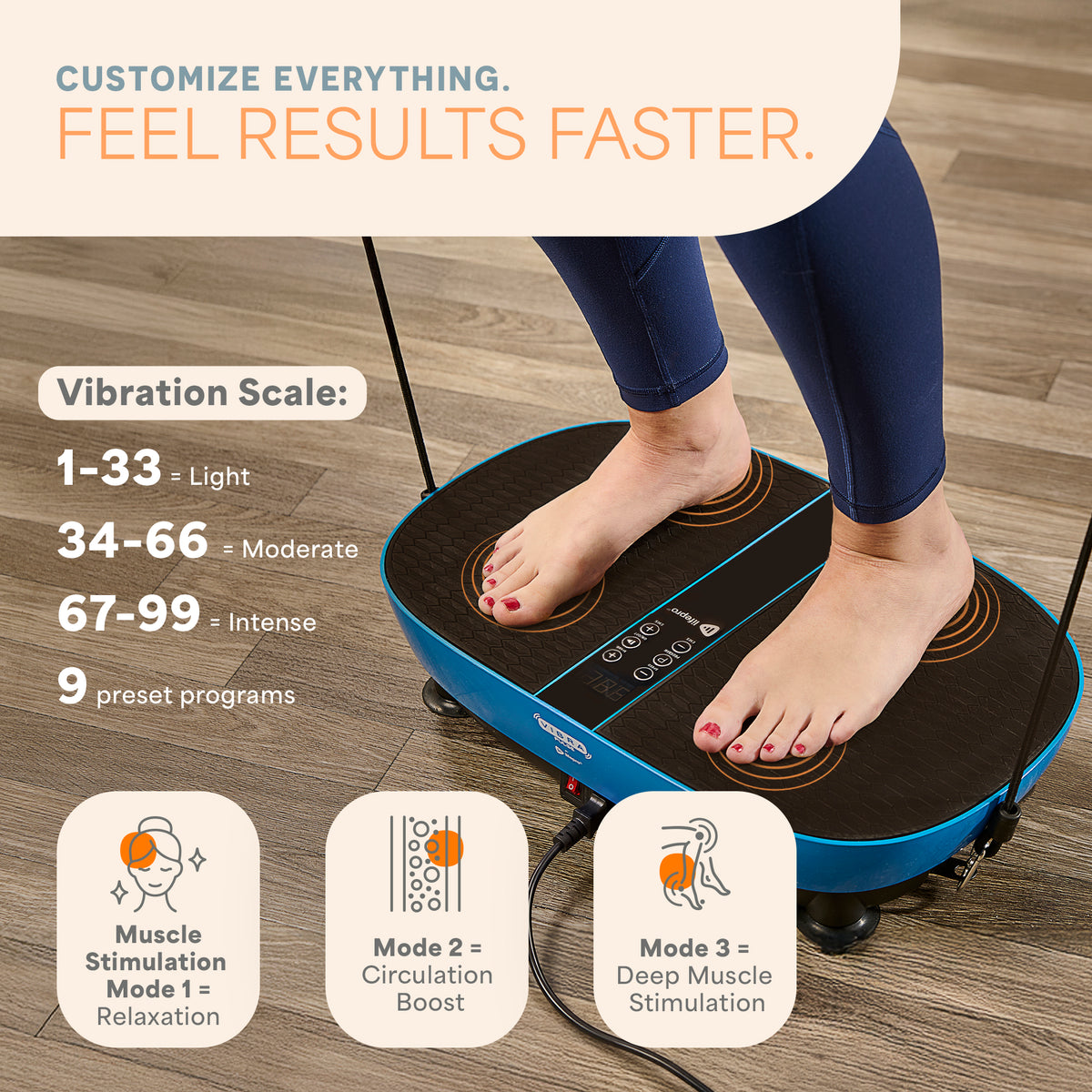 VibraPulse Vibration Exercise Plate