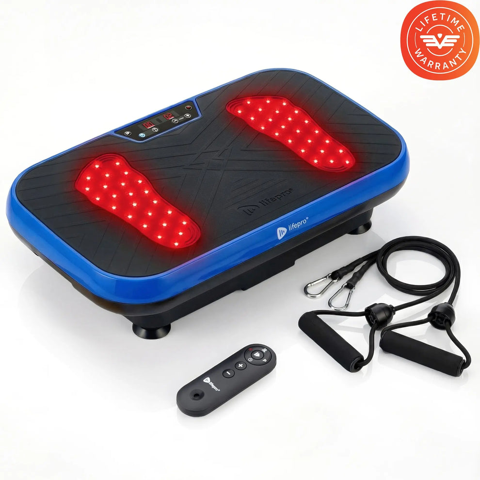 VibraRed Vibration Plate with Red Light Therapy | Lifepro