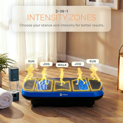 VibraRed Vibration Plate with Red Light Therapy