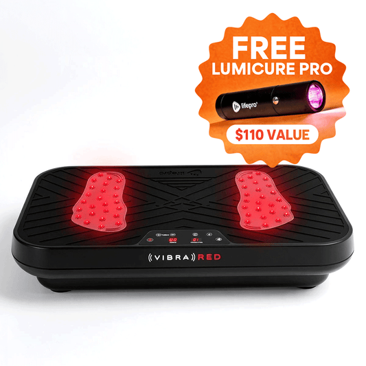 VibraRed Vibration Plate with Red Light Therapy