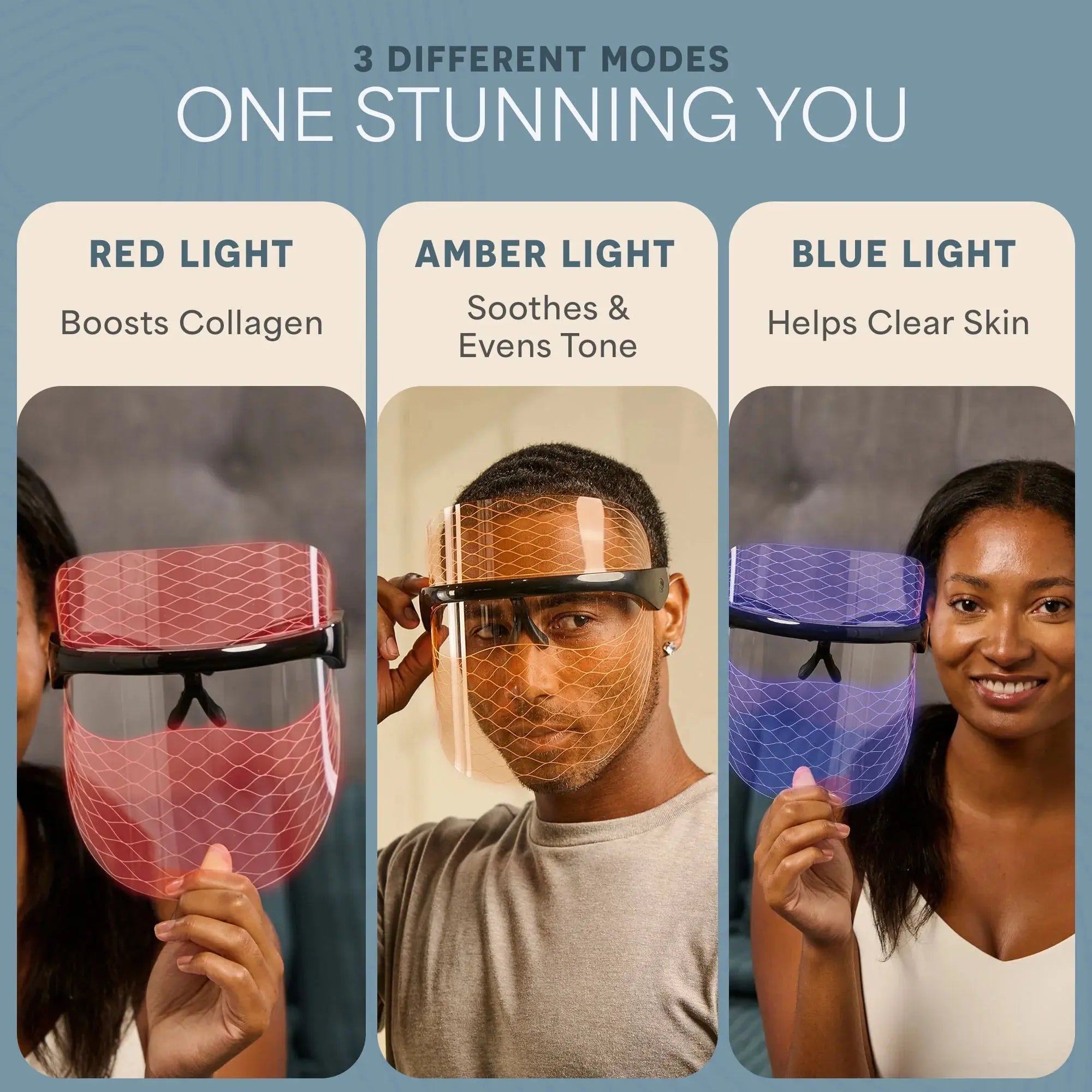 VizaCure LED Face & Skin Mask | Lifepro
