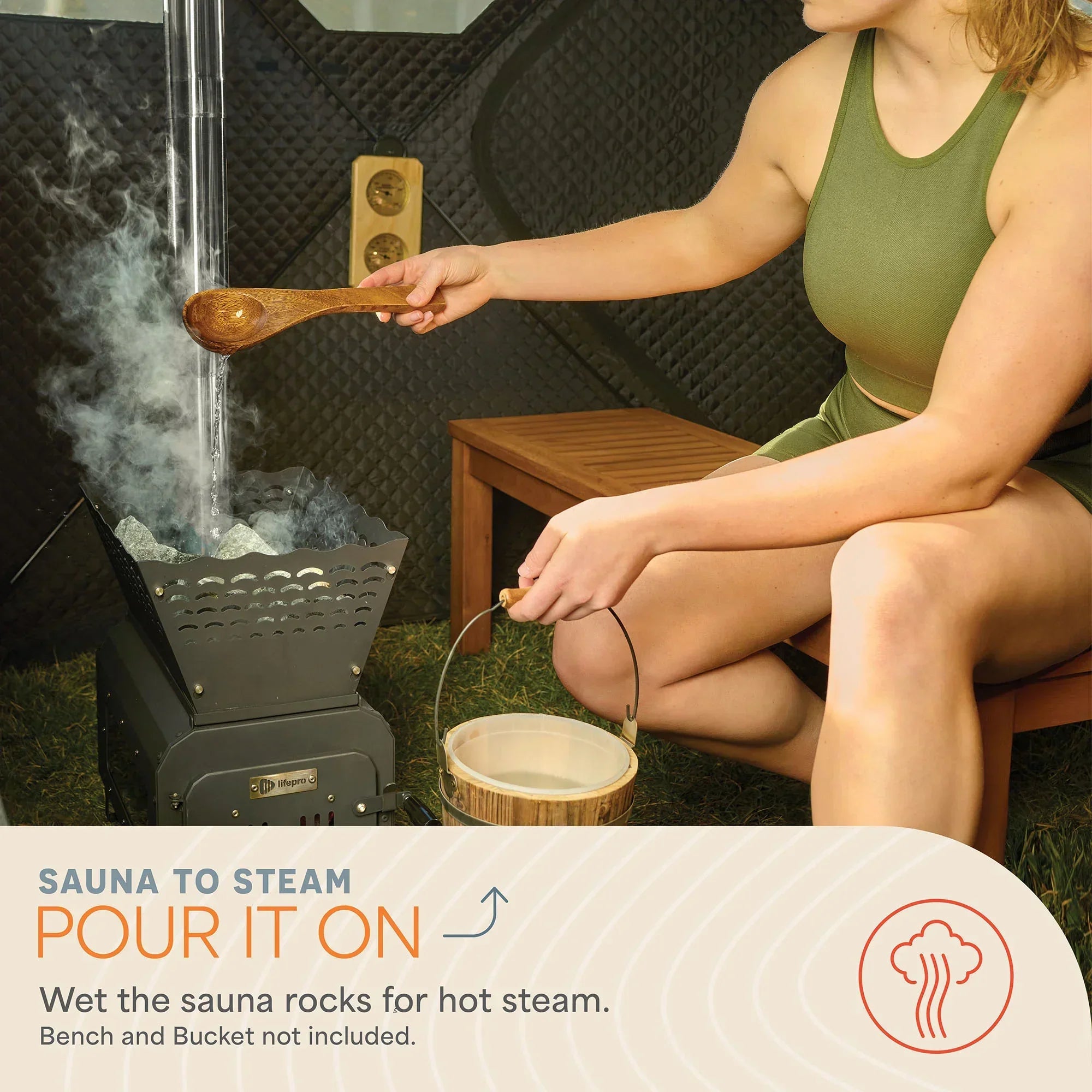 Outside Sauna Tent: ZenZone | LifePro – Lifepro
