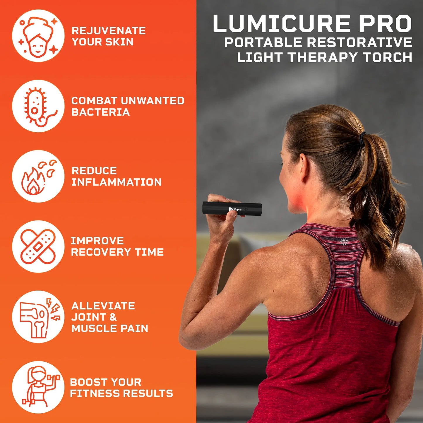 LumiCure Pro Light Therapy Torch Lifepro