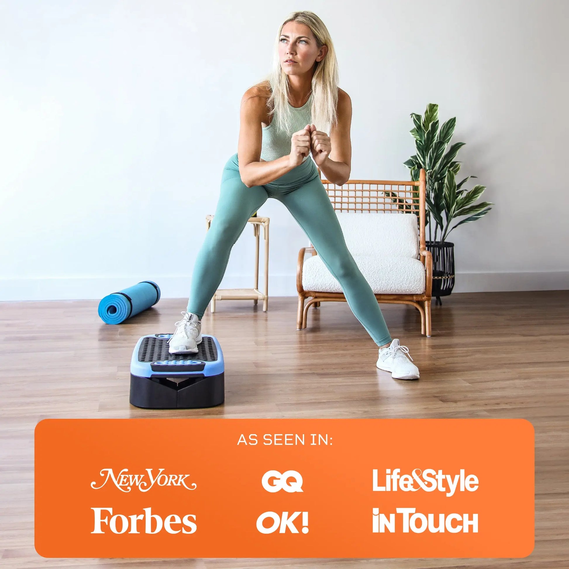 Aerobic Step 3 Level Adjustable Platform Board Yoga Pilates Fitness Gym  Stepper