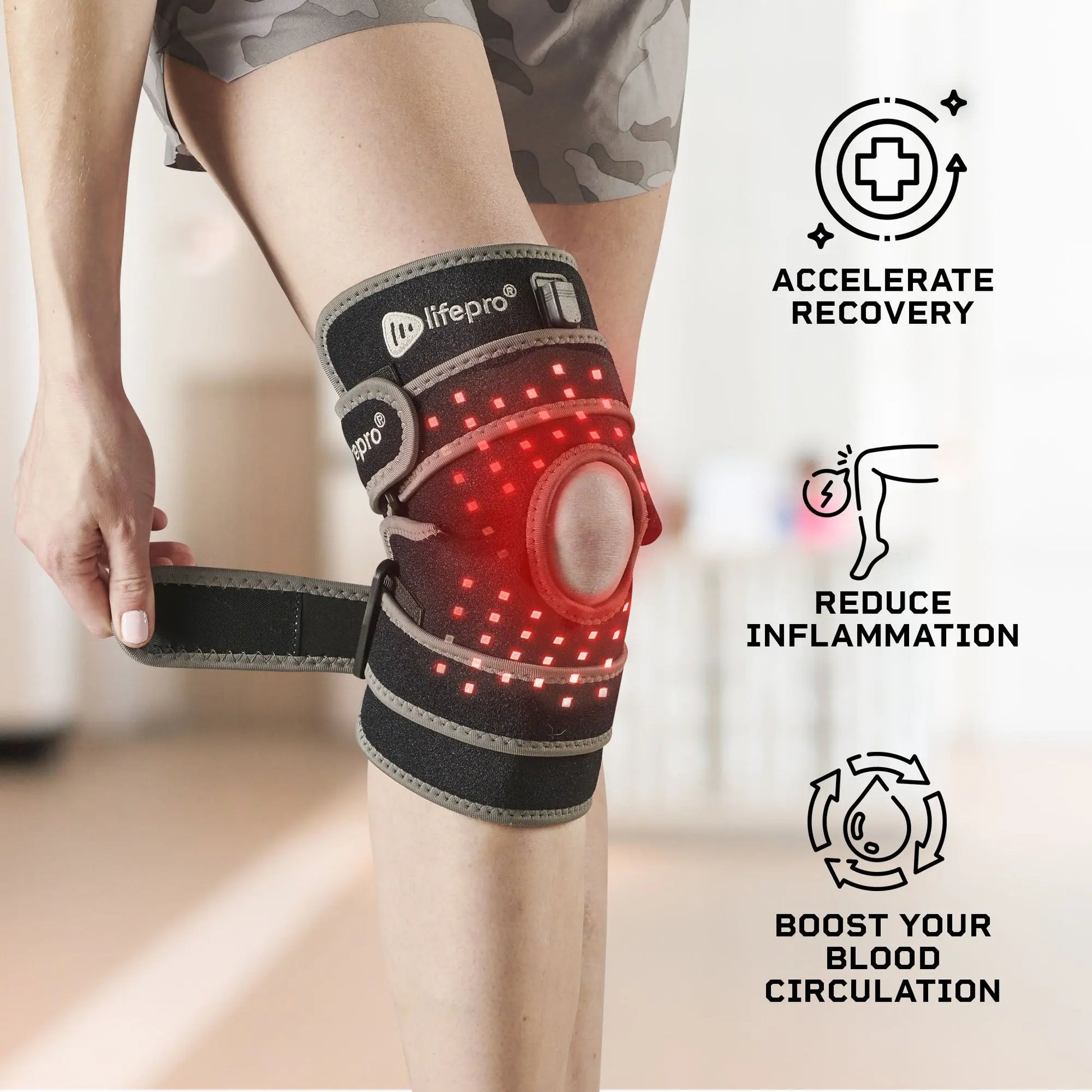 BioRecover™ Light Therapy Knee Brace – Lifepro